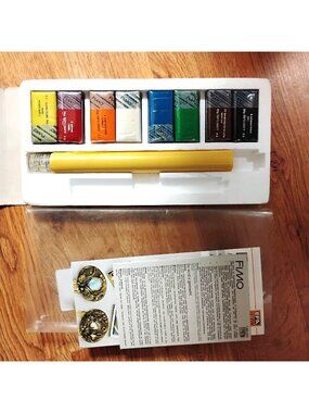 Fimo Non-Toxic Clay Craft Kit - Eberhard Faber  + Tools